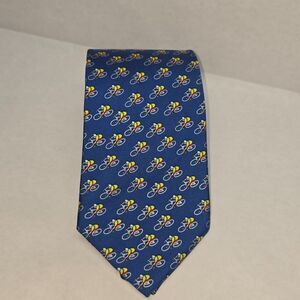 Alynn Neckwear 100% Silk Cycling Tie Made In U.S.A Bicycle Spinning Tour